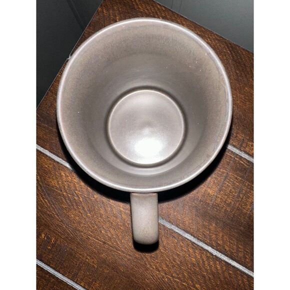 STARBUCKS 2018 Brown Dipped Iridescent Square Handle Coffee Mug White Bottom - Picture 6 of 12